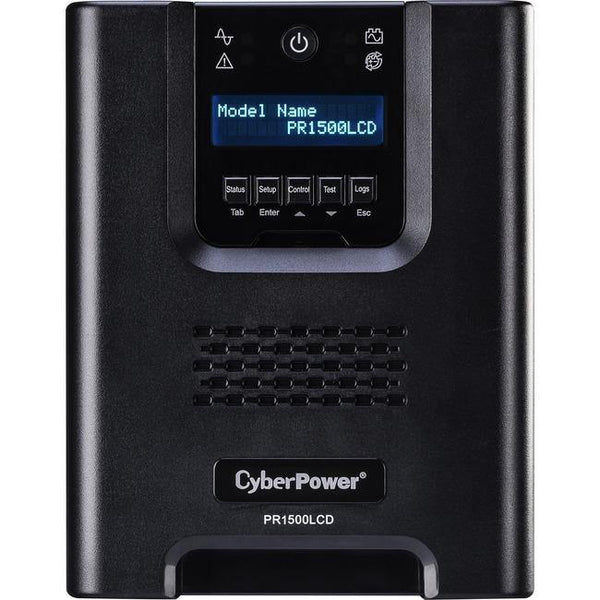 CyberPower Smart App Sinewave PR1500LCD 1500VA Pure Sine Wave Mini-Tower LCD UPS - American Tech Depot