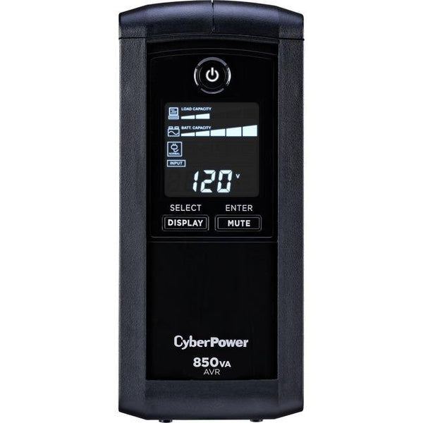 CyberPower Intelligent LCD CP850AVRLCD 850 VA Tower UPS - American Tech Depot