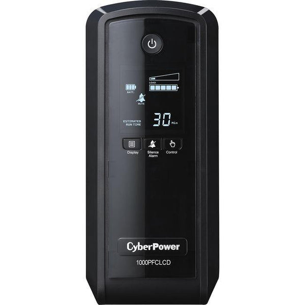 CyberPower CP1000PFCLCD UPS 1000VA 600W PFC compatible Pure sine wave - American Tech Depot