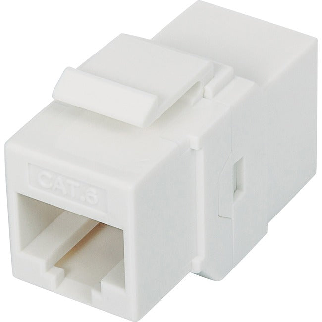 Intellinet Network Solutions Cat6 RJ45 Inline Coupler, Keystone Type, UTP, White - American Tech Depot