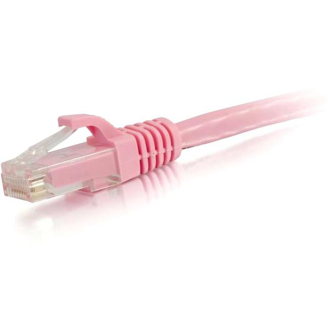 C2G-20ft Cat6 Snagless Unshielded (UTP) Network Patch Cable - Pink - American Tech Depot