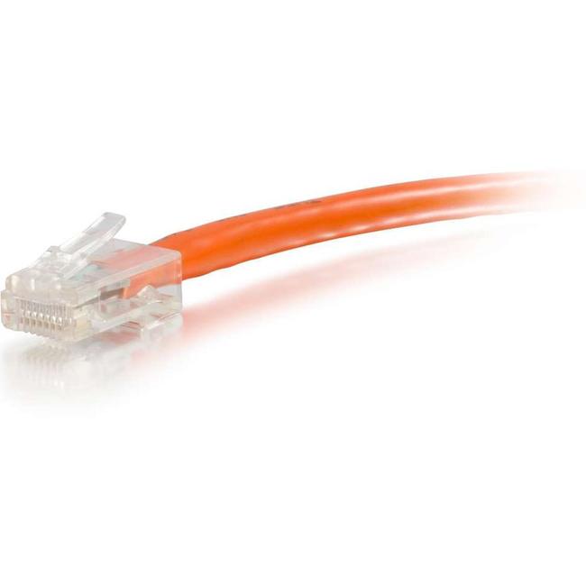 C2G-1ft Cat6 Non-Booted Unshielded (UTP) Network Patch Cable - Orange - American Tech Depot