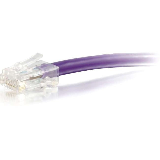 C2G-1ft Cat6 Non-Booted Unshielded (UTP) Network Patch Cable - Purple - American Tech Depot