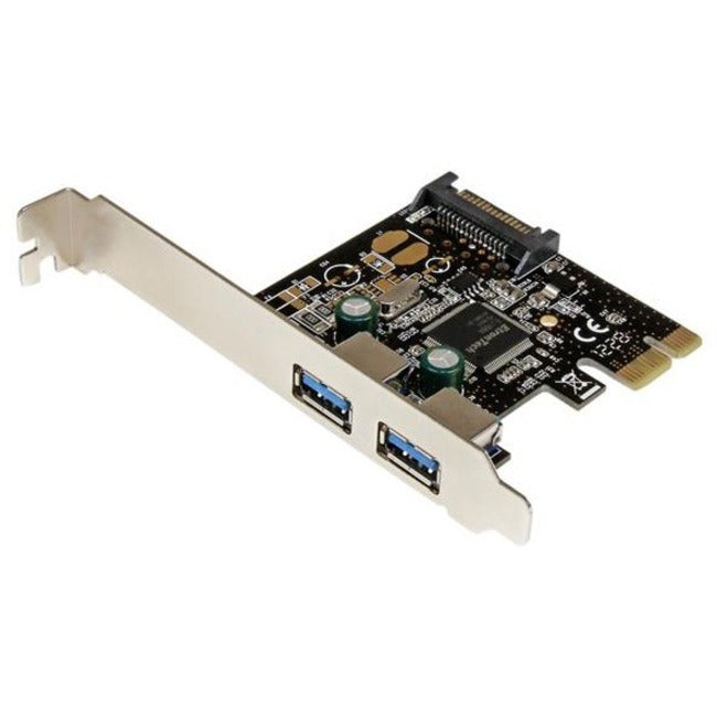 StarTech.com 2 Port PCI Express PCIe SuperSpeed USB 3.0 Controller Card w- SATA Power - American Tech Depot