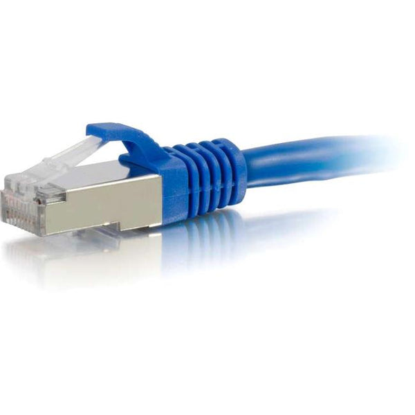 C2G-8ft Cat6 Snagless Shielded (STP) Network Patch Cable - Blue - American Tech Depot