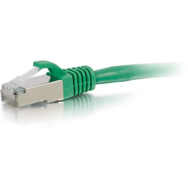 C2G 8ft Cat6 Snagless Shielded (STP) Network Patch Cable - Green - American Tech Depot