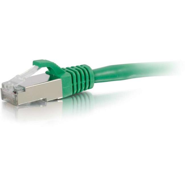 C2G 9ft Cat6 Snagless Shielded (STP) Network Patch Cable - Green - American Tech Depot