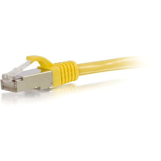 C2G-5ft Cat6 Snagless Shielded (STP) Network Patch Cable - Yellow - American Tech Depot