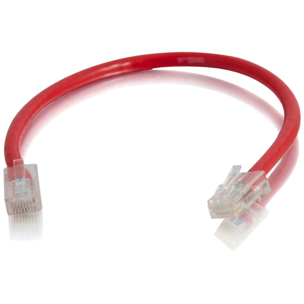 C2G 6in Cat6 Non-Booted Unshielded (UTP) Network Patch Cable - Red - American Tech Depot