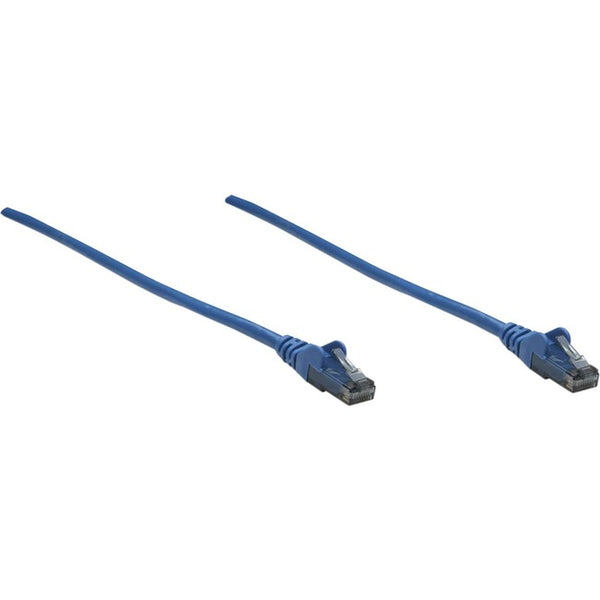 Intellinet Network Solutions Cat6 UTP Network Patch Cable, 50 ft (15.0 m), Blue - American Tech Depot