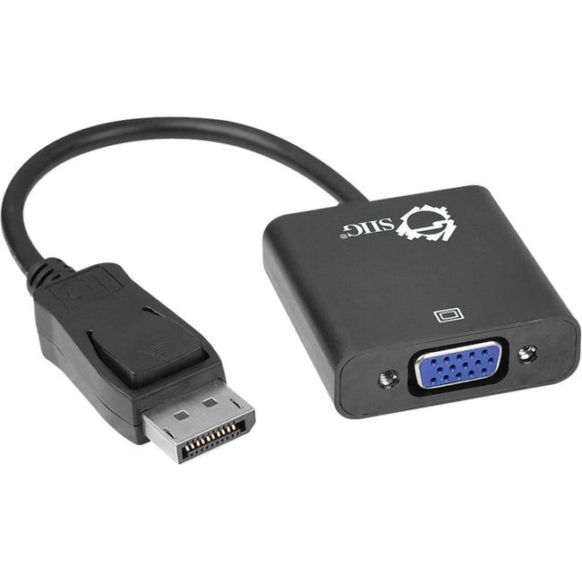 SIIG DisplayPort to VGA Adapter Converter - American Tech Depot