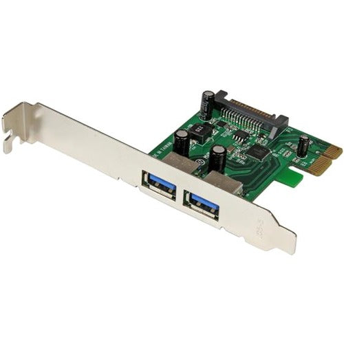 StarTech.com 2 Port PCI Express (PCIe) SuperSpeed USB 3.0 Card Adapter with UASP - SATA Power - American Tech Depot