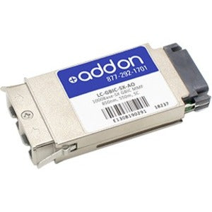 AddOn Aruba Networks LC-GBIC-SX Compatible TAA Compliant 1000Base-SX GBIC Transceiver (MMF, 850nm, 550m, SC)