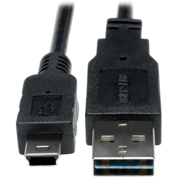 Tripp Lite 6in USB 2.0 High Speed Cable Reversible A to 5Pin Mini B M-M - American Tech Depot