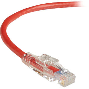 Black Box GigaTrue 3 CAT6 550-MHz Lockable Patch Cable (UTP), Red, 15-ft. (4.5-m) - American Tech Depot