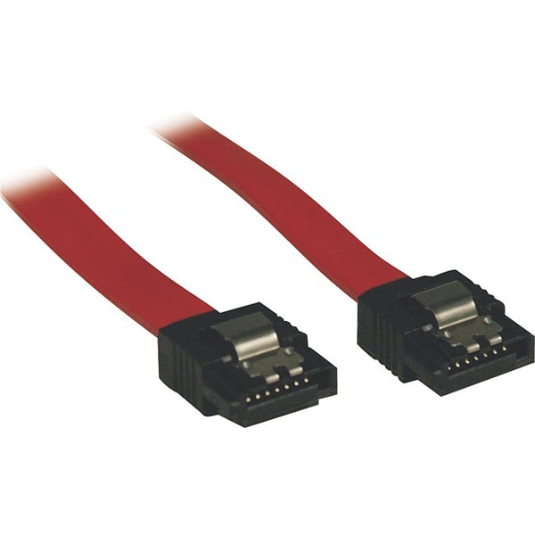 Tripp Lite 1ft Serial ATA SATA Latching Signal Cable 7Pin - 7Pin M-M - American Tech Depot