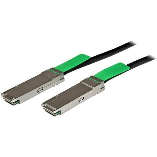 StarTech.com MSA Compliant QSFP+ Direct-Attach Twinax Cable - 2 m (6.6 ft) - 40 Gbps - Passive DAC Copper Cable - RJ45 Mini-GBIC Cable - American Tech Depot