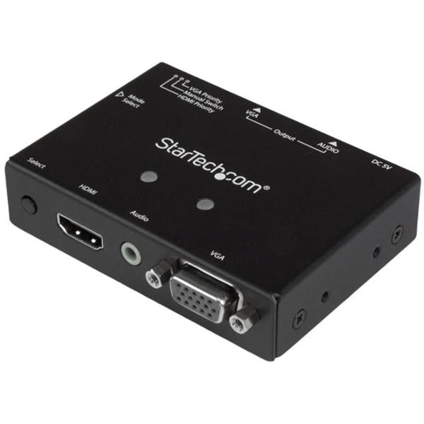 StarTech.com 2x1 VGA + HDMI to VGA Converter Switch w- Priority Switching - 1080p