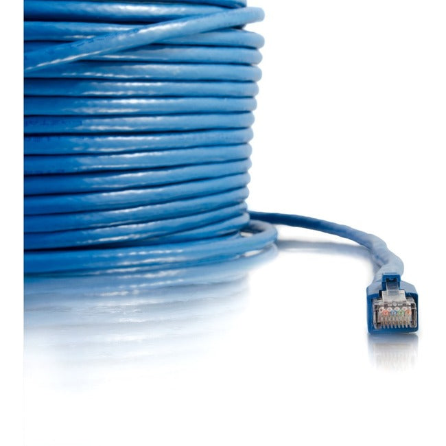 C2G 150ft Cat6 Snagless Solid Shielded Network Patch Cable - Blue - American Tech Depot