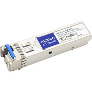 AddOn Aruba Networks SFP-BX-D-AU Compatible TAA Compliant 1000Base-BX SFP Transceiver (SMF, 1490nmTx-1310nmRx, 10km, LC, DOM)