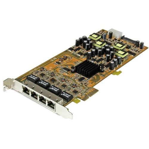 StarTech.com 4 Port Gigabit Power over Ethernet PCIe Network Card - PSE - PoE PCI Express NIC