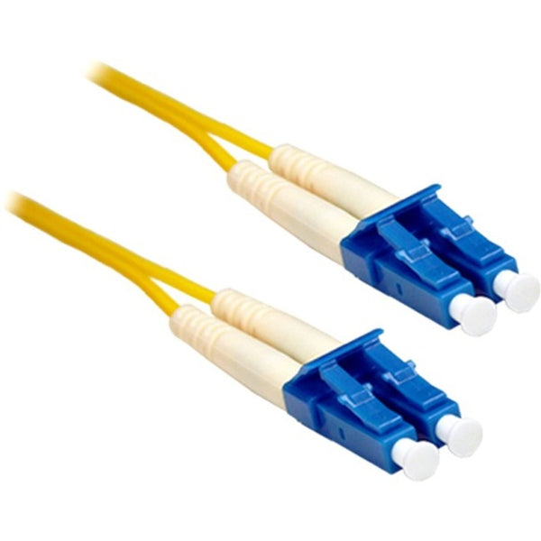 ENET 2M LC-LC Duplex Single-mode 9-125 OS1 or Better Yellow Fiber Patch Cable 2 meter LC-LC Individually Tested - American Tech Depot