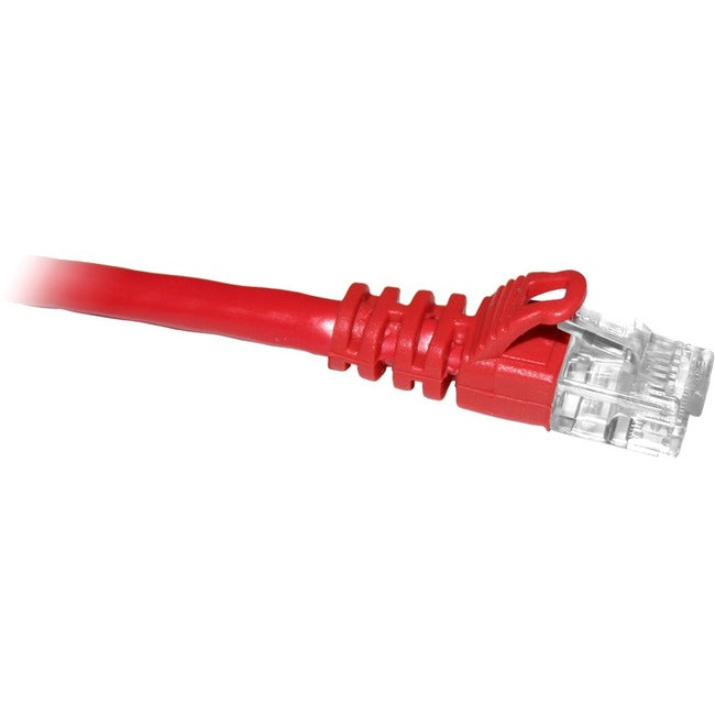 ENET Cat5e Red 25 Foot Patch Cable with Snagless Molded Boot (UTP) High-Quality Network Patch Cable RJ45 to RJ45 - 25Ft - American Tech Depot