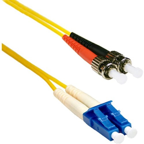 ENET 4M ST-LC Duplex Single-mode 9-125 OS1 or Better Yellow Fiber Patch Cable 4 meter ST-LC Individually Tested - American Tech Depot