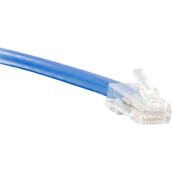 ENET Cat6 Blue 10 Foot Non-Booted (No Boot) (UTP) High-Quality Network Patch Cable RJ45 to RJ45 - 10Ft - American Tech Depot