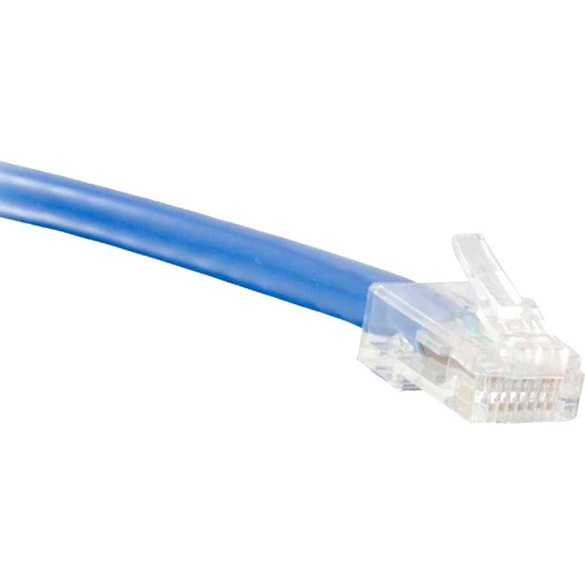 ENET Cat6 Blue 10 Foot Non-Booted (No Boot) (UTP) High-Quality Network Patch Cable RJ45 to RJ45 - 10Ft - American Tech Depot