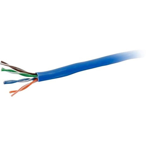 C2G 1000ft Cat6 Bulk Ethernet Network Cable-Solid UTP-Plenum CMP Blue TAA - American Tech Depot