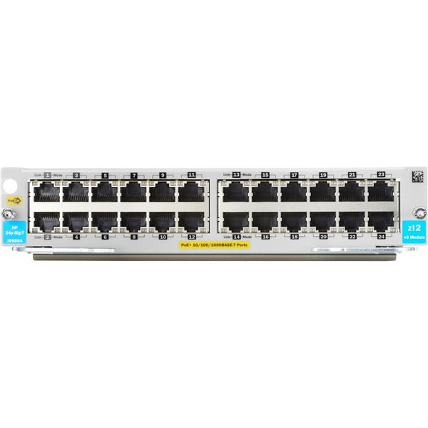 HPE 5400R 24-port 10-100-1000BASE-T PoE+ with MACsec v3 zl2 Module