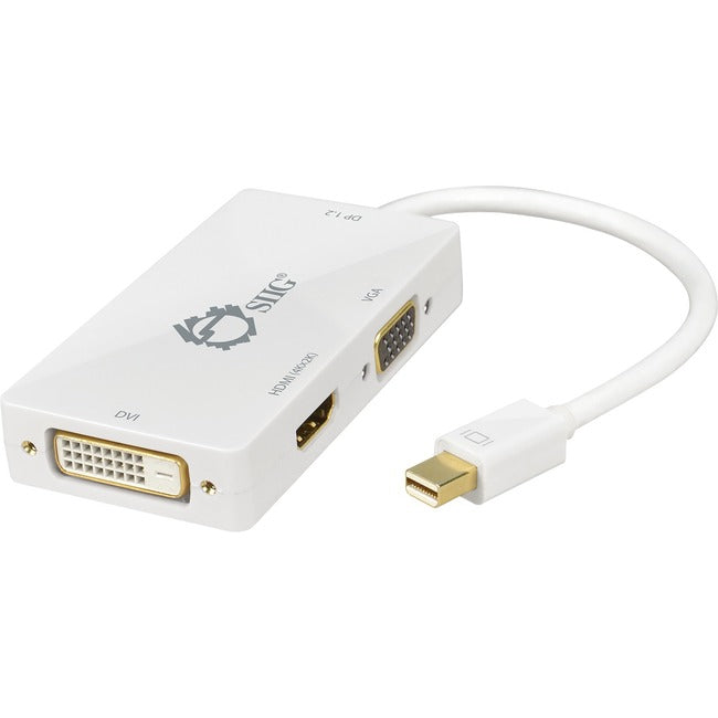 SIIG Mini DisplayPort 1.2 to 4K HDMI-DVI-VGA Conversion Adapter - American Tech Depot