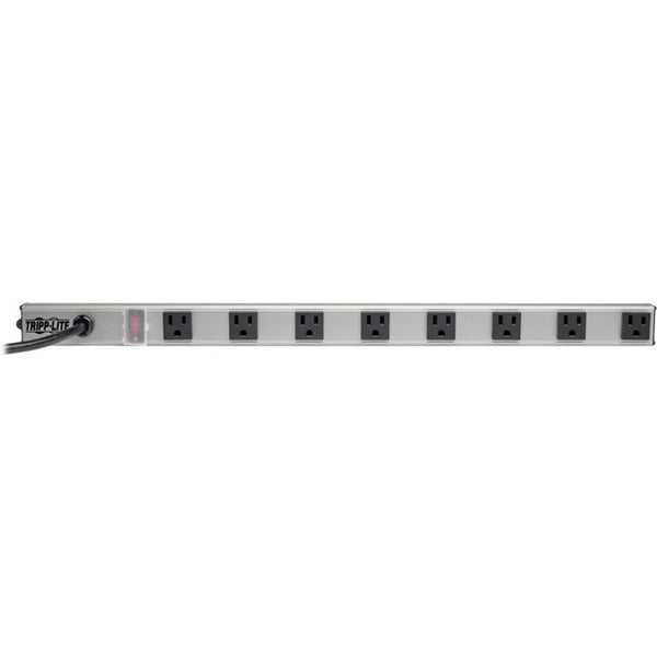 Tripp Lite Power Strip 120V Right Angle 5-15R 8 Outlet 15' Cord 24" Length - American Tech Depot