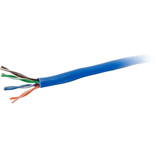 C2G 1000ft Cat6 Bulk Ethernet Network Cable-Solid UTP-Riser CMR Blue TAA - American Tech Depot