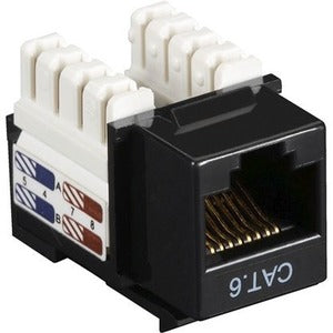 Black Box CAT6 Value Line Keystone Jack, Black - American Tech Depot