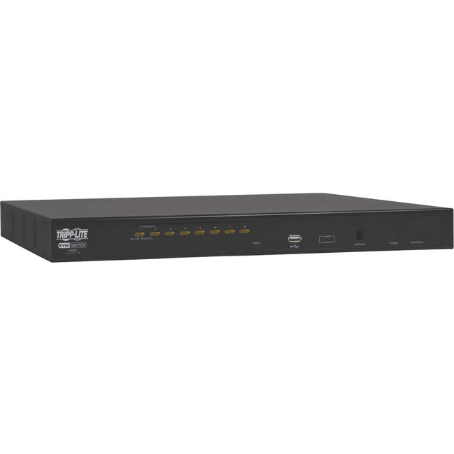 Tripp Lite 8-Port Rackmount KVM-USB Switch w- On-Screen Display Steel PS-2 1U - American Tech Depot