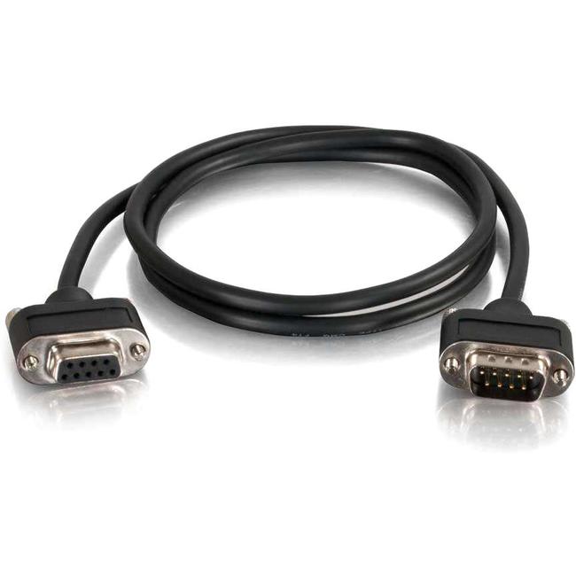 C2G 10ft CMG-Rated DB9 Low Profile Null Modem M-F - American Tech Depot