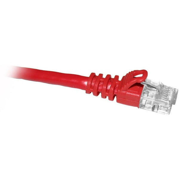 ENET Cat5e Red 1 Foot Patch Cable with Snagless Molded Boot (UTP) High-Quality Network Patch Cable RJ45 to RJ45 - 1Ft - American Tech Depot