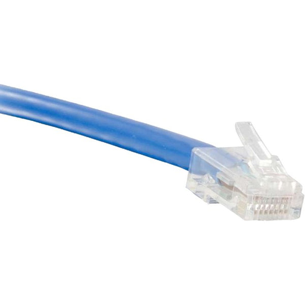 ENET Cat6 Blue 2 Foot Non-Booted (No Boot) (UTP) High-Quality Network Patch Cable RJ45 to RJ45 - 2Ft - American Tech Depot