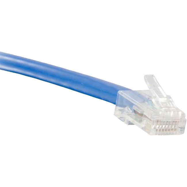 ENET Cat6 Blue 2 Foot Non-Booted (No Boot) (UTP) High-Quality Network Patch Cable RJ45 to RJ45 - 2Ft - American Tech Depot