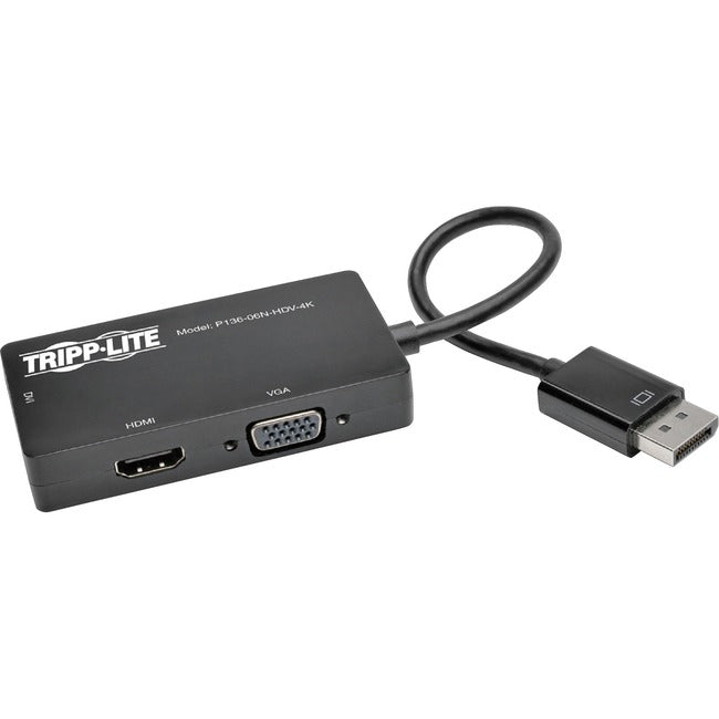 Tripp Lite DisplayPort to VGA - DVI - HDMI 4K x 2K @ 24-30Hz Adapter Converter - American Tech Depot