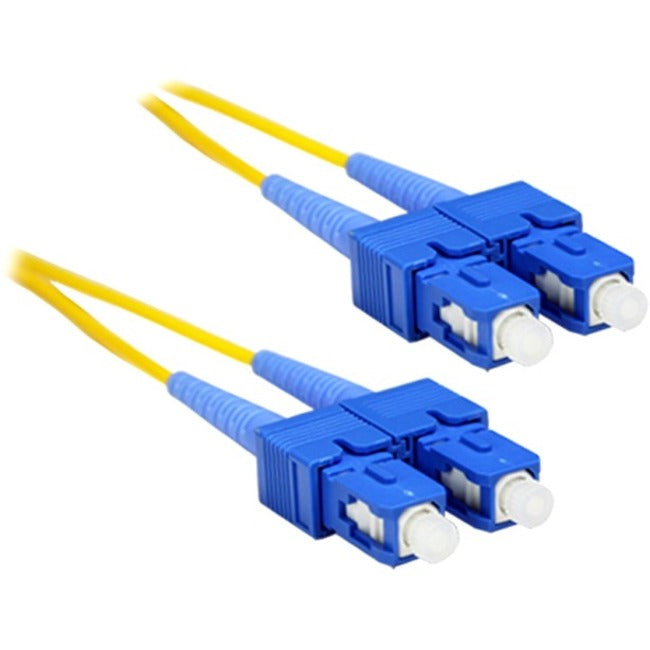 ENET 8M SC-SC Duplex Single-mode 9-125 OS1 or Better Yellow Fiber Patch Cable 8 meter SC-SC Individually Tested