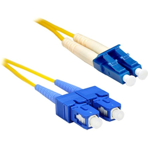 ENET 8M SC-LC Duplex Single-mode 9-125 OS1 or Better Yellow Fiber Patch Cable 8 meter SC-LC Individually Tested