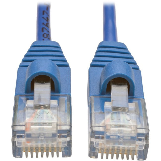 Tripp Lite 5ft Cat5e Cat5 Snagless Molded Slim UTP Patch Cable RJ45 M-M Blue 5' - American Tech Depot