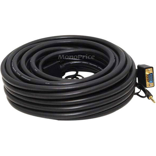 Monoprice VGA-Mini-phone Audio-Video Cable