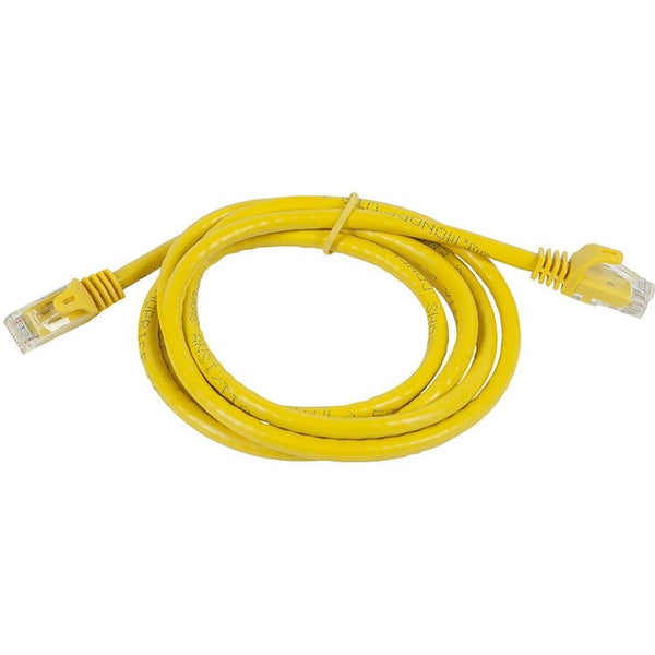 Monoprice FLEXboot Series Cat5e 24AWG UTP Ethernet Network Patch Cable, 14ft Yellow - American Tech Depot