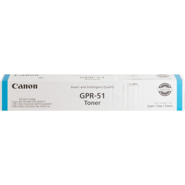 Canon GPR-51 Original Laser Toner Cartridge - Cyan - 1 Each