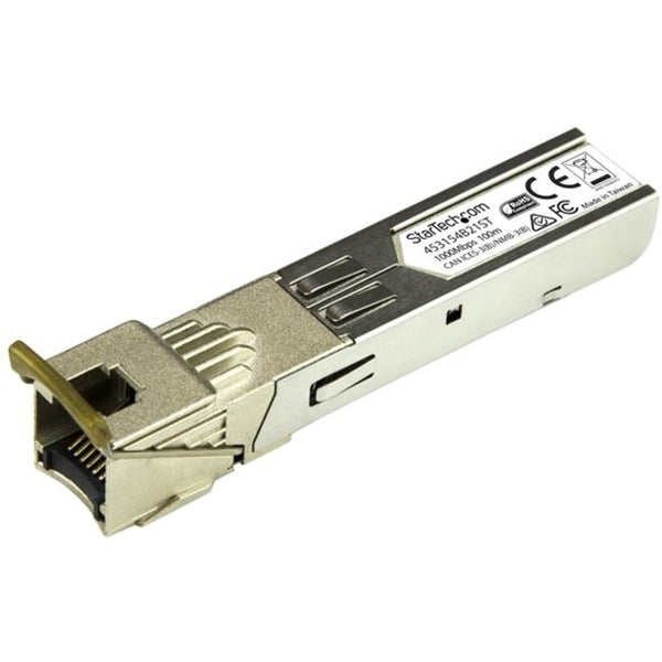 StarTech.com HPE 453154-B21 Compatible SFP Module - 1000BASE-T - 1GE Gigabit Ethernet SFP SFP to RJ45 Cat6-Cat5e - 100m