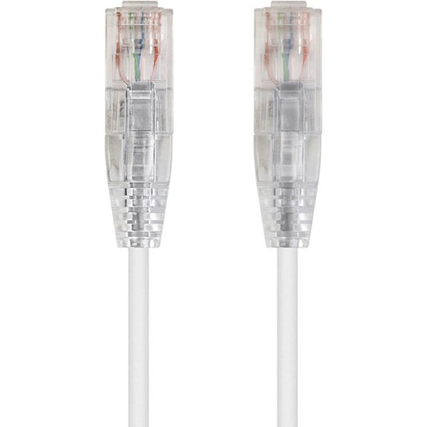 Monoprice SlimRun Cat6 28AWG UTP Ethernet Network Cable, 3ft White - American Tech Depot